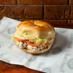 Tuna on Bagel